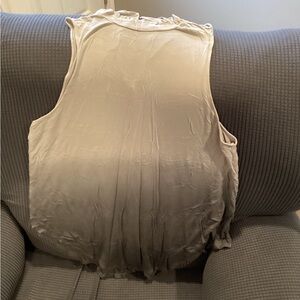 Elegant Cream Sleeveless Top